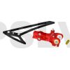  LX0725 Lynx Heli 130 X - Ultra Quad Bearing CNC Tail Case Set - Red Devil  